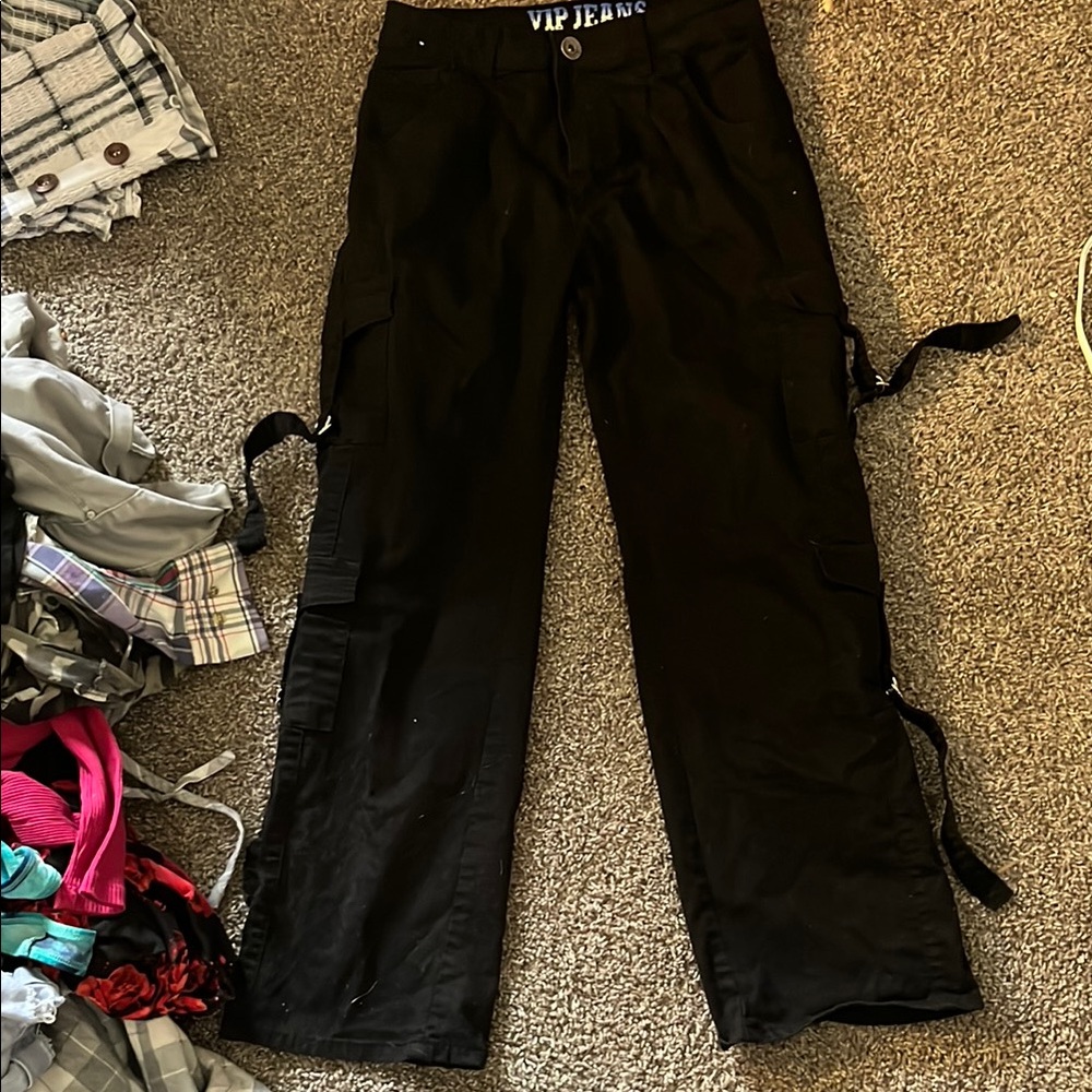 Black Cargo Pants